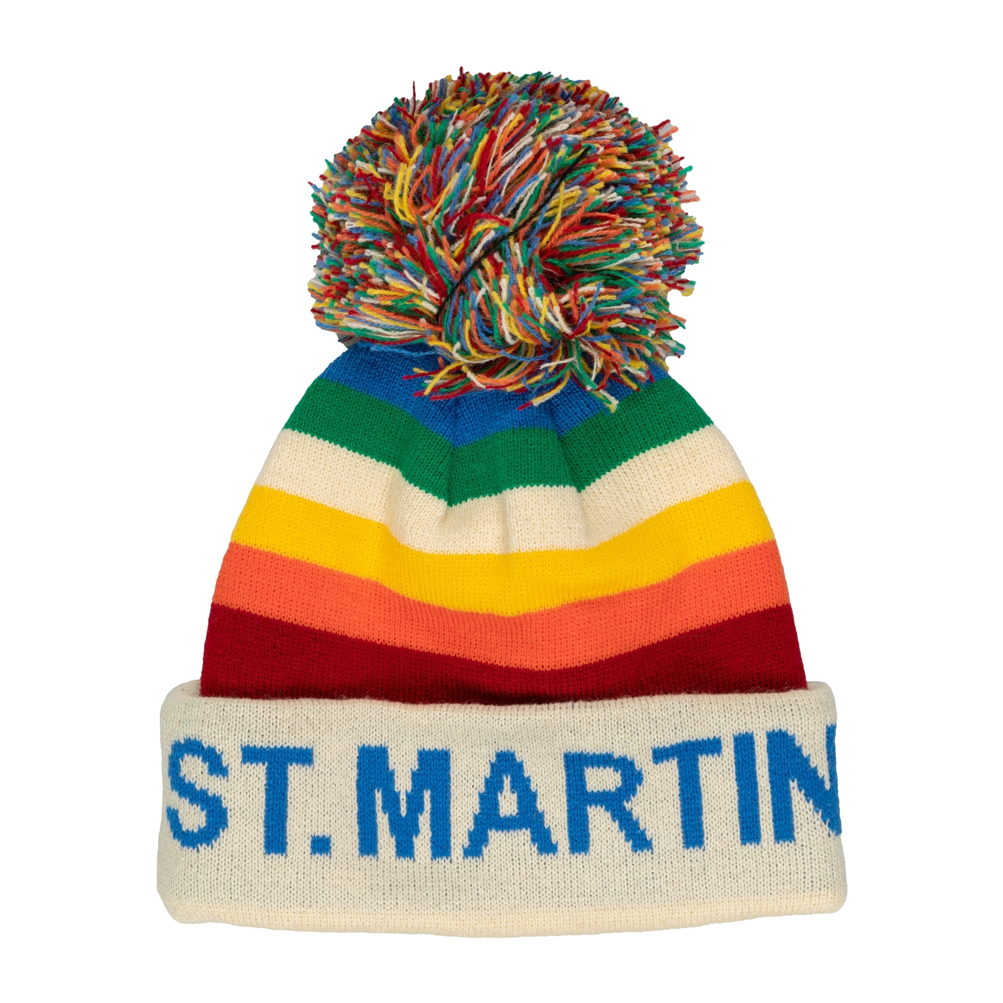 Cappello pompon con logo