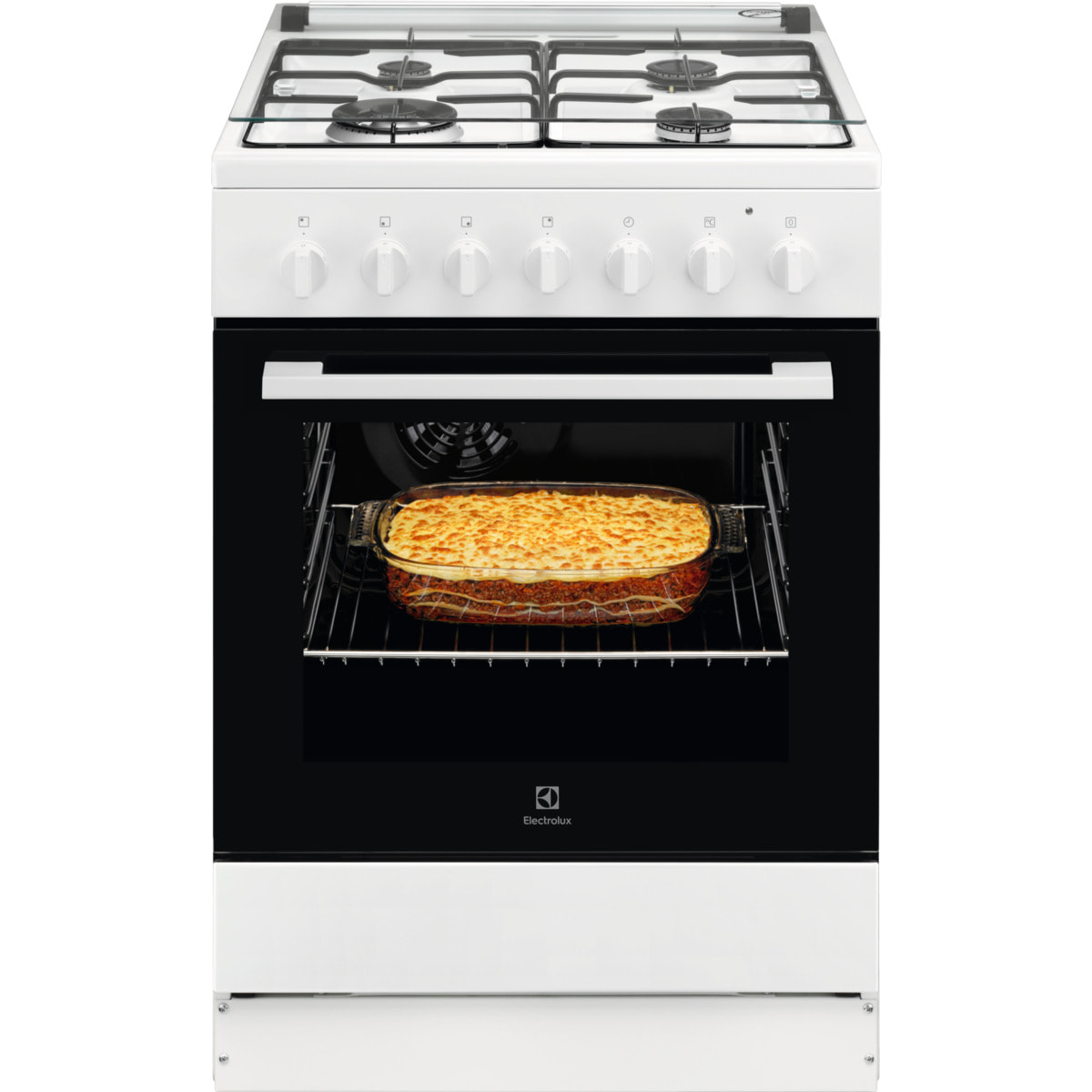 Electrolux Cucina a libera installazione mista piano a gas + forno elettrico LKK620010W