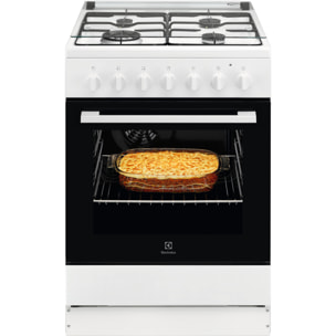 Electrolux Cucina a libera installazione mista piano a gas + forno elettrico LKK620010W