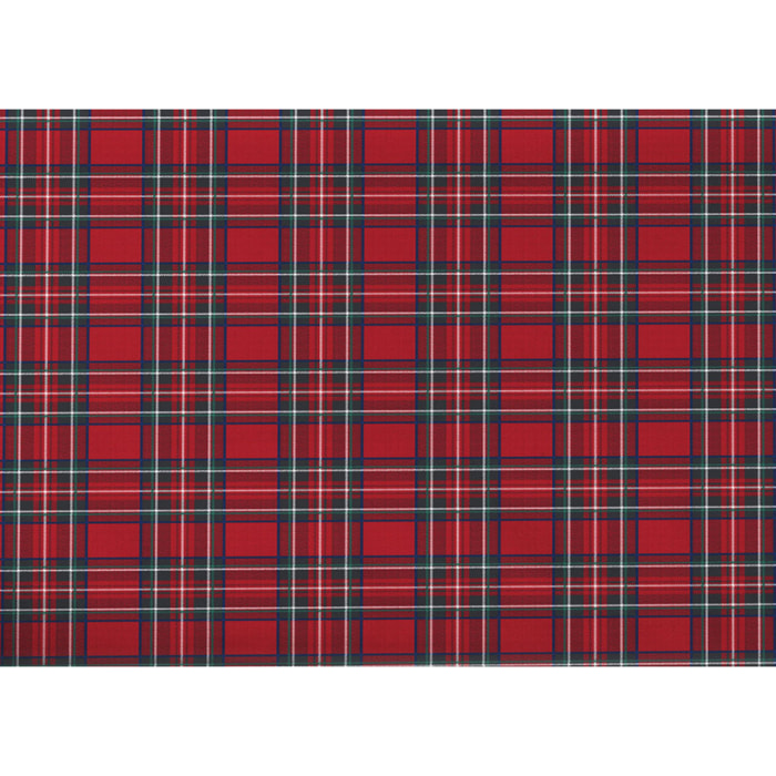 Telo Arredo Multiuso Copritutto 100% Cotone Kilt Rosso