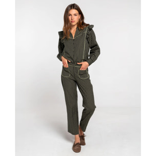 Pantalón largo con cremallera