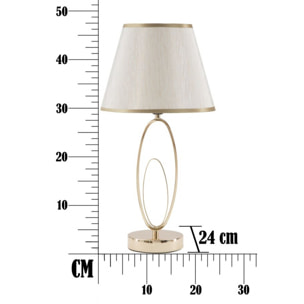LAMPADA DA TAVOLO GLAM FLUSH CM Ø 24X47