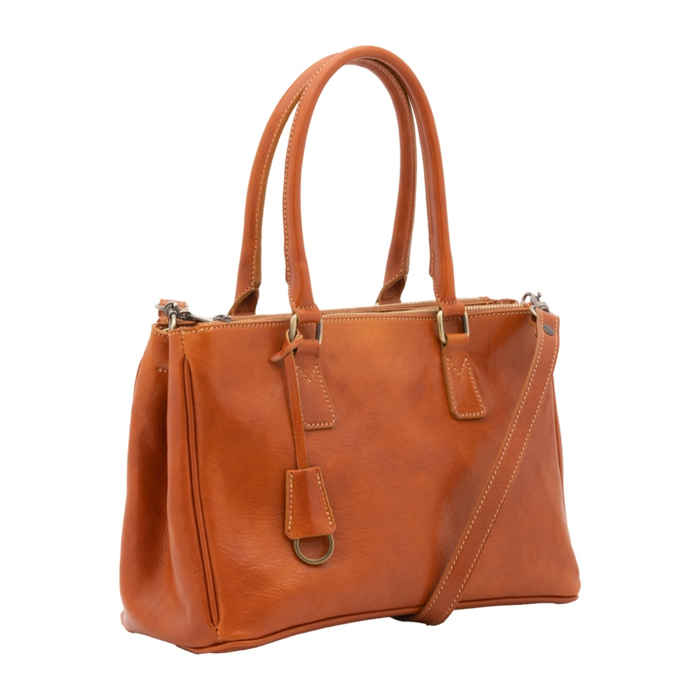 Borsa a tracolla da donna - Modello Bryony - Vera pelle - 35.0 x 23.0 x 16.0 cm