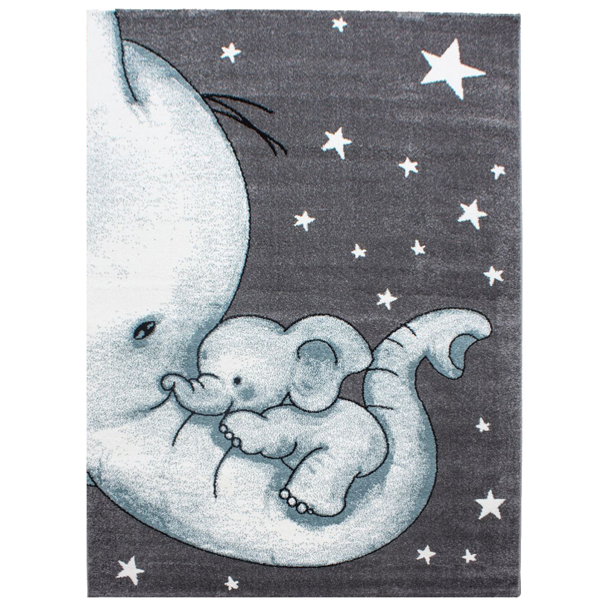 Tapis enfant tissé motif animaux TINU