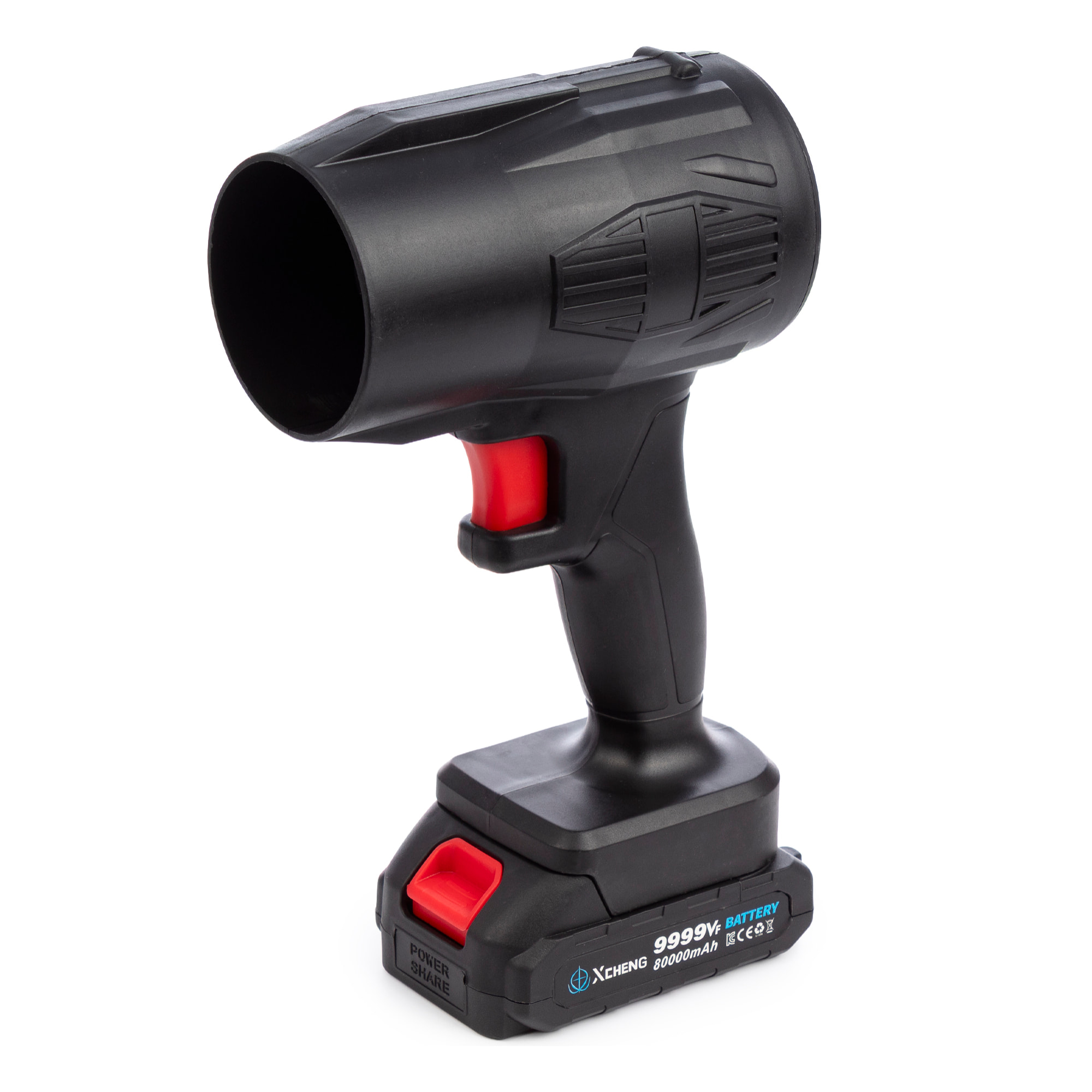 Soplador de aire inalámbrico 21V con batería de litio extraíble de 6500 mAh.