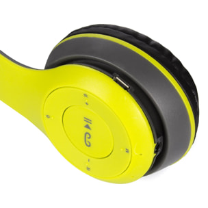 Cascos auriculares P47 Bluetooth 5.0 +EDR con radio FM incorporada y lector de Micro SD.