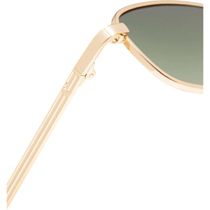 Gafas de Sol Square Legacy Gold / Gradient Green D.Franklin