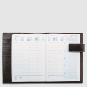 Piquadro Agenda hebdomadaire en cuir