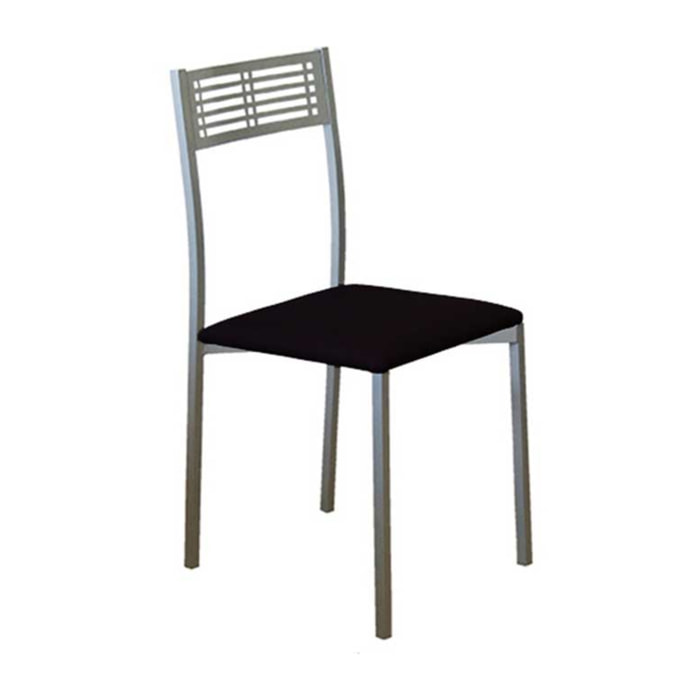 Set de 4 sillas – Polipiel con diseño minimalista