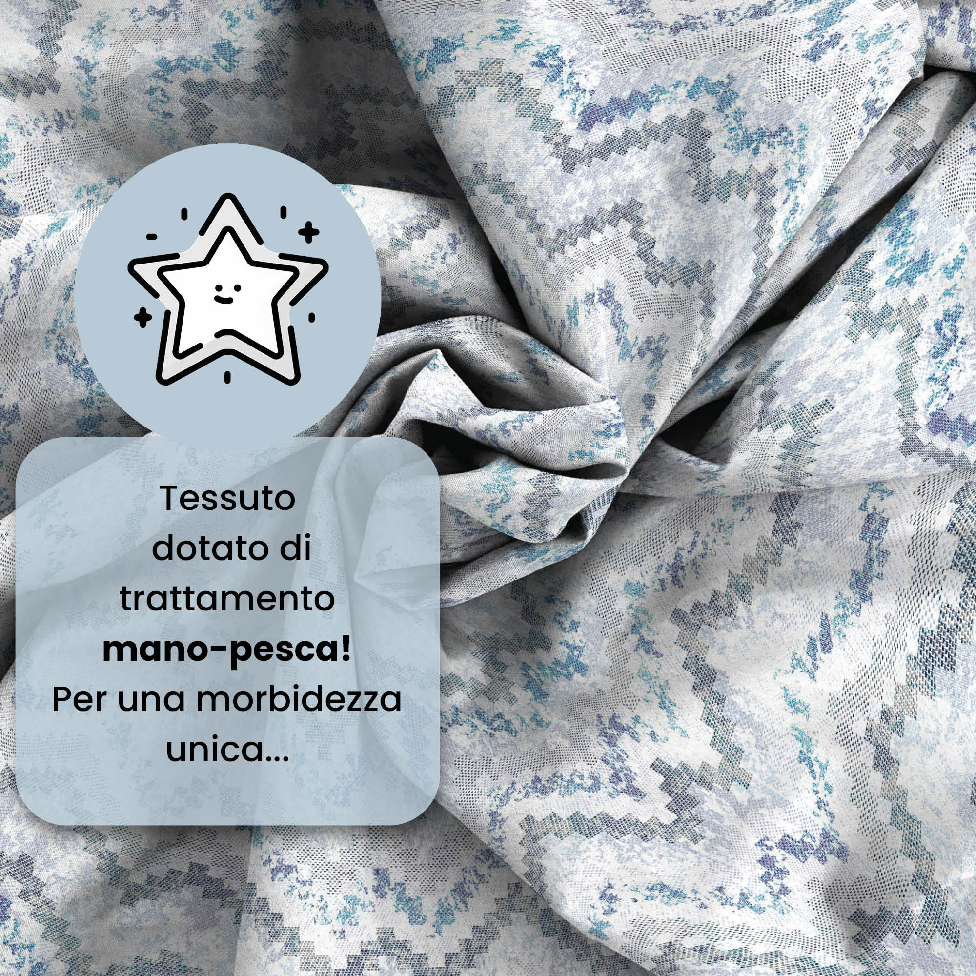 COMPLETO LETTO FASHION, 100% Microfibra, No Stiro - JAKARTA