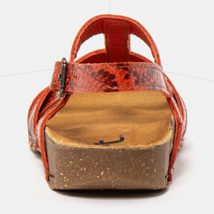 Sandalias 1138S SNAKE TEJA/ I BREATHE color Teja