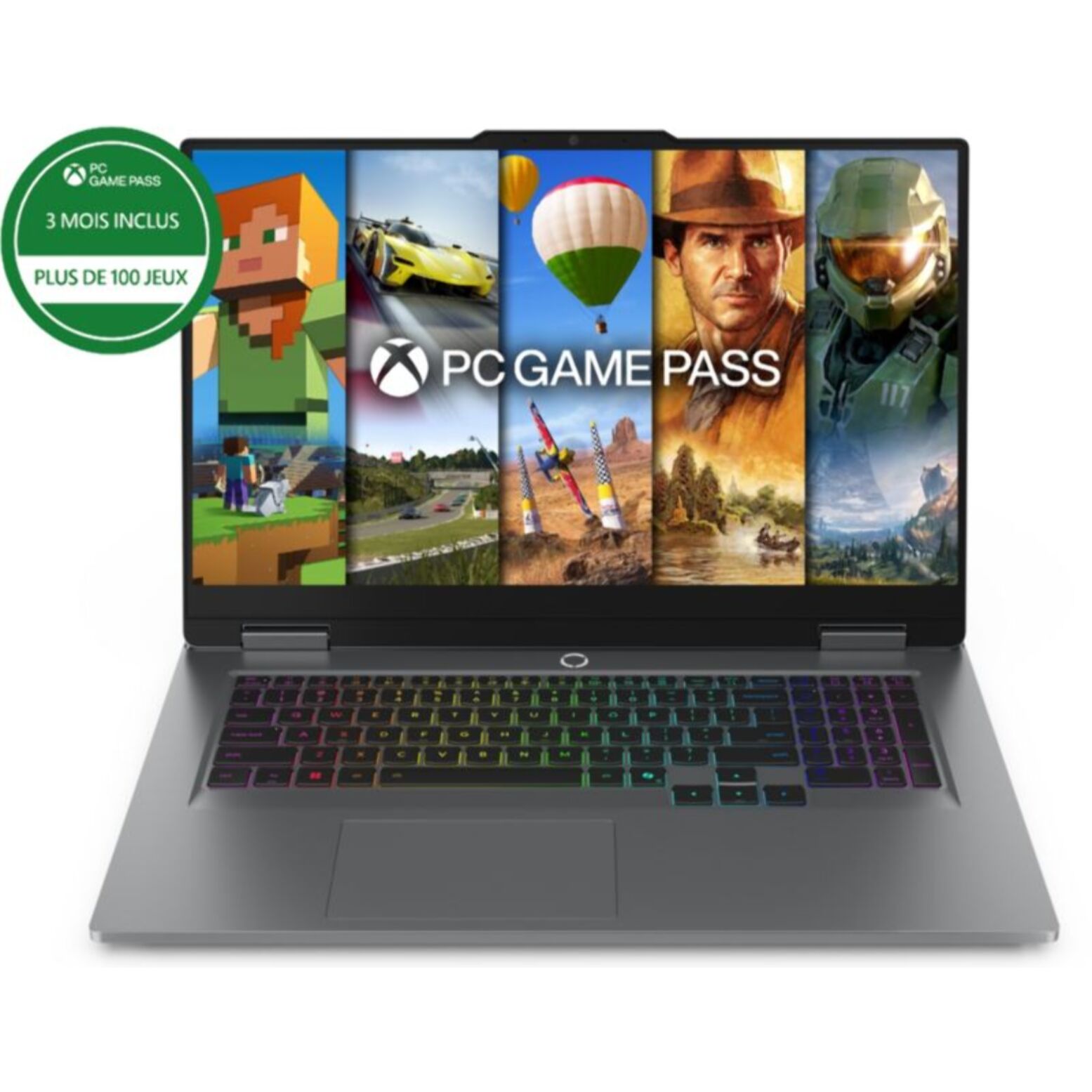 PC Gamer LENOVO Loq 17,3" FHD 165Hz Intel Core i7 13650HX Nvidia GeForce RTX 5060 16 Go RAM DDR5 SSD 512 Go