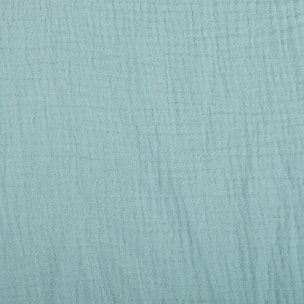 Parure housse de couette gaze de coton amande