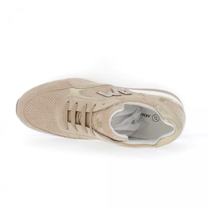 Armata di Mare Scarpe Donna Sneakers Casual con la Zeppa AMD P22H071 Beige