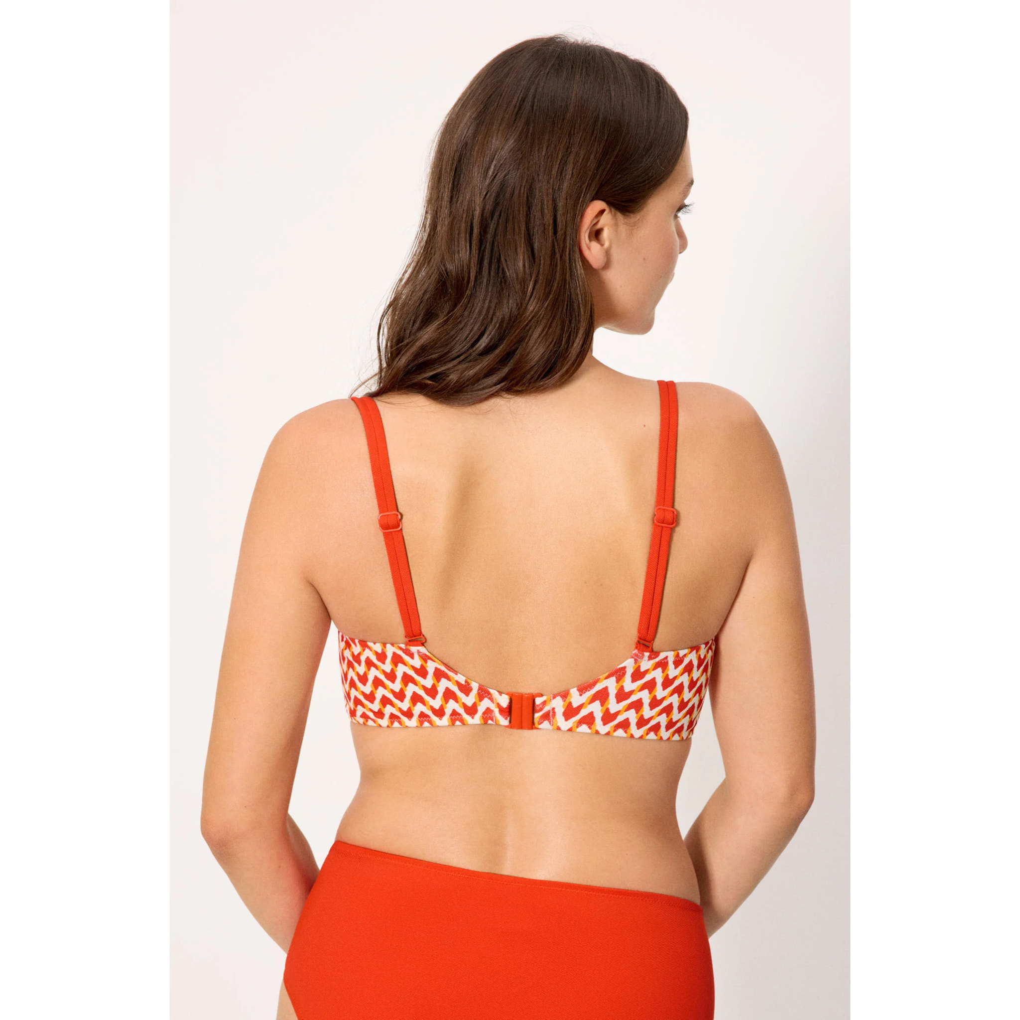Top bikini contenitivo Arancio