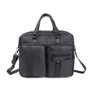 Borsa da lavoro uomo in poliestere - Modello False - Casual - 31.0 x 29.0 x 12.0 cm