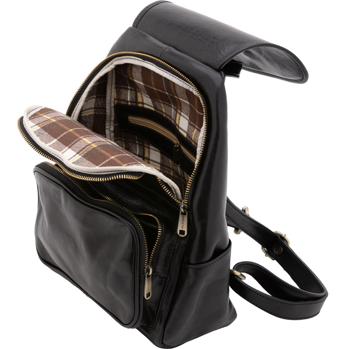 Borsa a spalla da donna - Modello False - Vera pelle - 34.0 x 26.0 x 16.0 cm