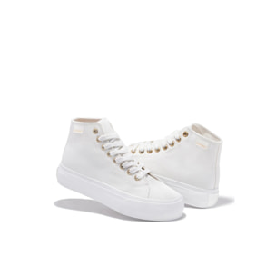 Zapatillas Altas de Mujer One Way Full en Blanco D.Franklin