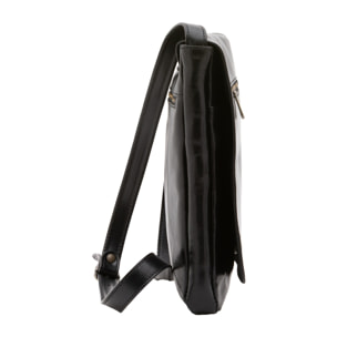 Borsa a tracolla uomo Made in Italy - Modello Aether Prime - Vera pelle - 24.0 x 30.0 x 4.0 cm