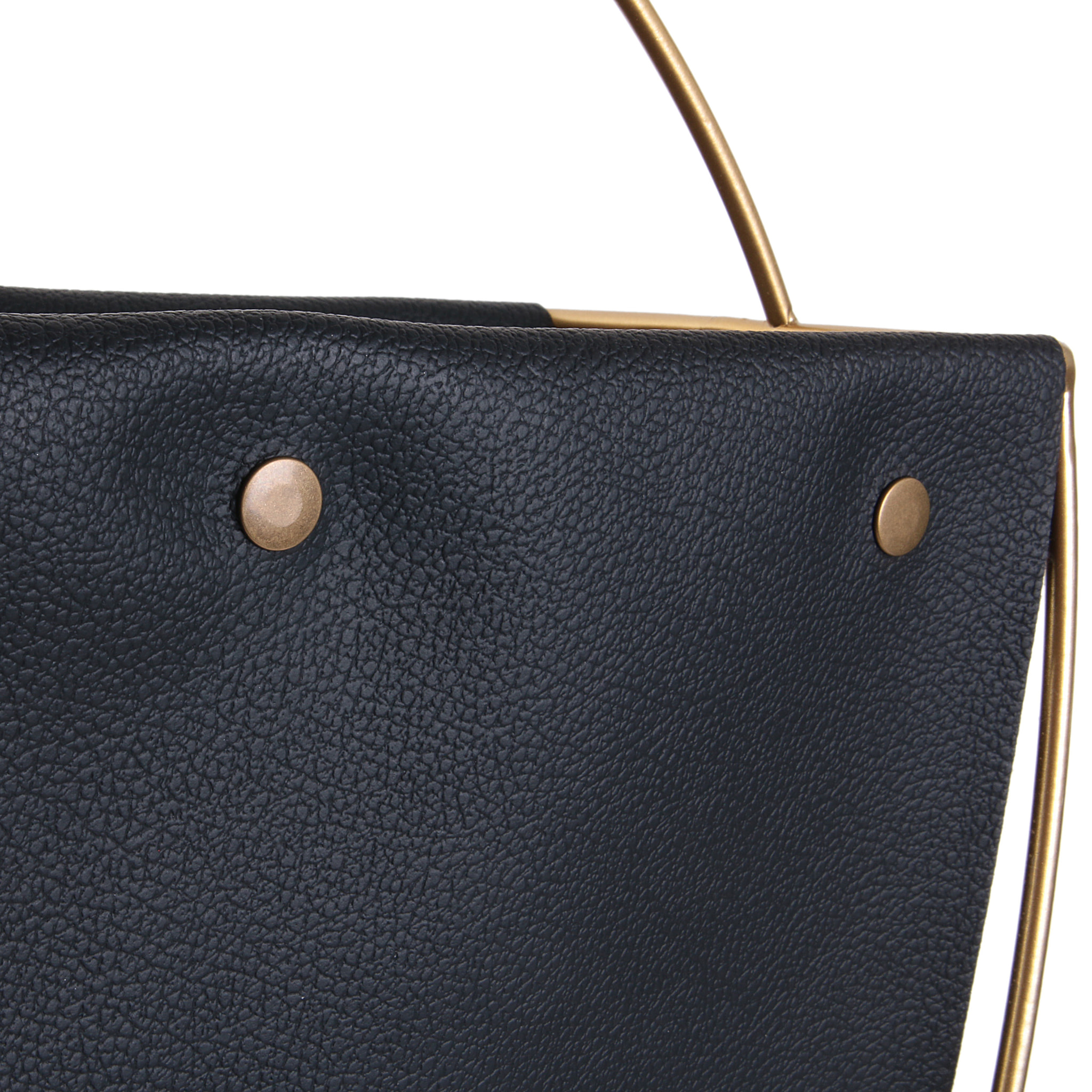 Porte-revues Noir Et Metal Dore
