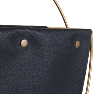 Porte-revues Noir Et Metal Dore