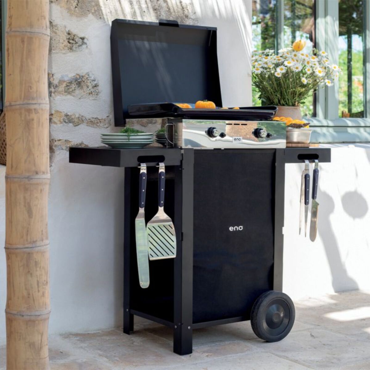Plancha gaz ENO Combo Initial 50 Inox