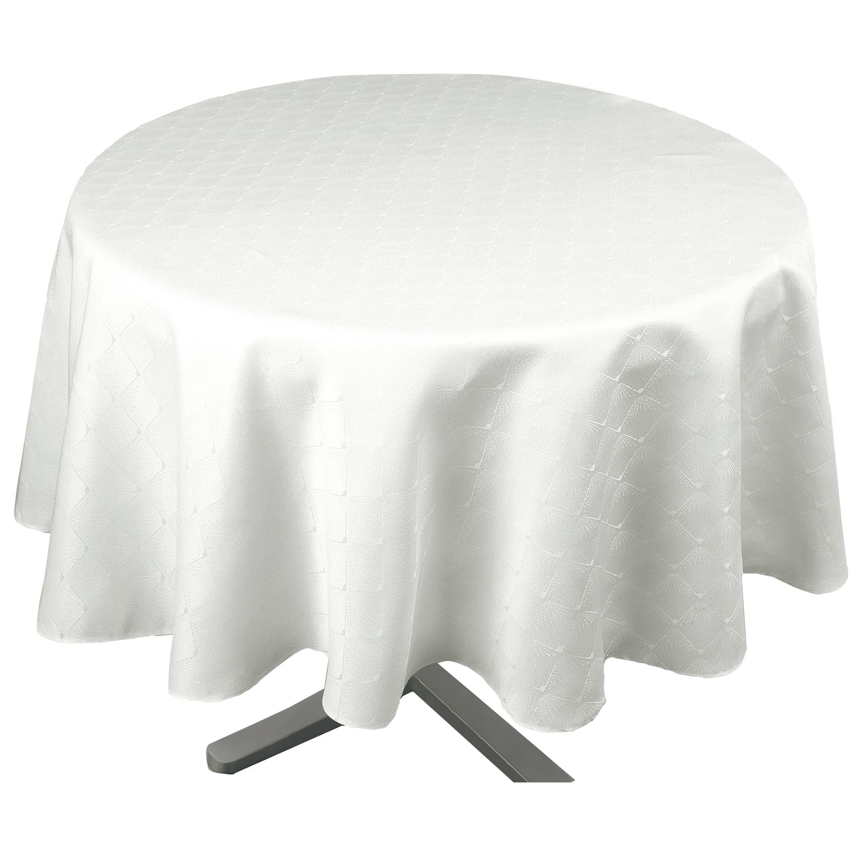 Nappe ronde extérieure esprit bord de mer - Ecru