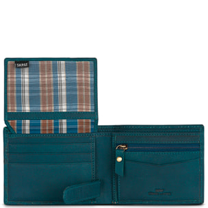 Cartera Hombre Piel Skpat Vintage Azul