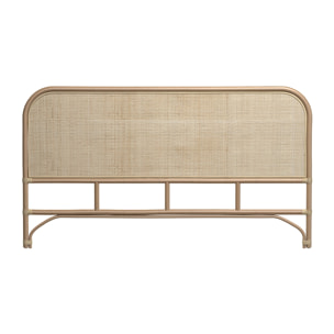 Tête de lit 160 cm en rotin naturel - Grace
