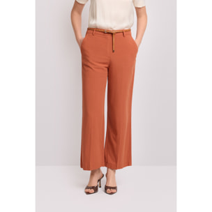 Kocca - Pantaloni fluidi taglio carrot Donna, Tinta unita