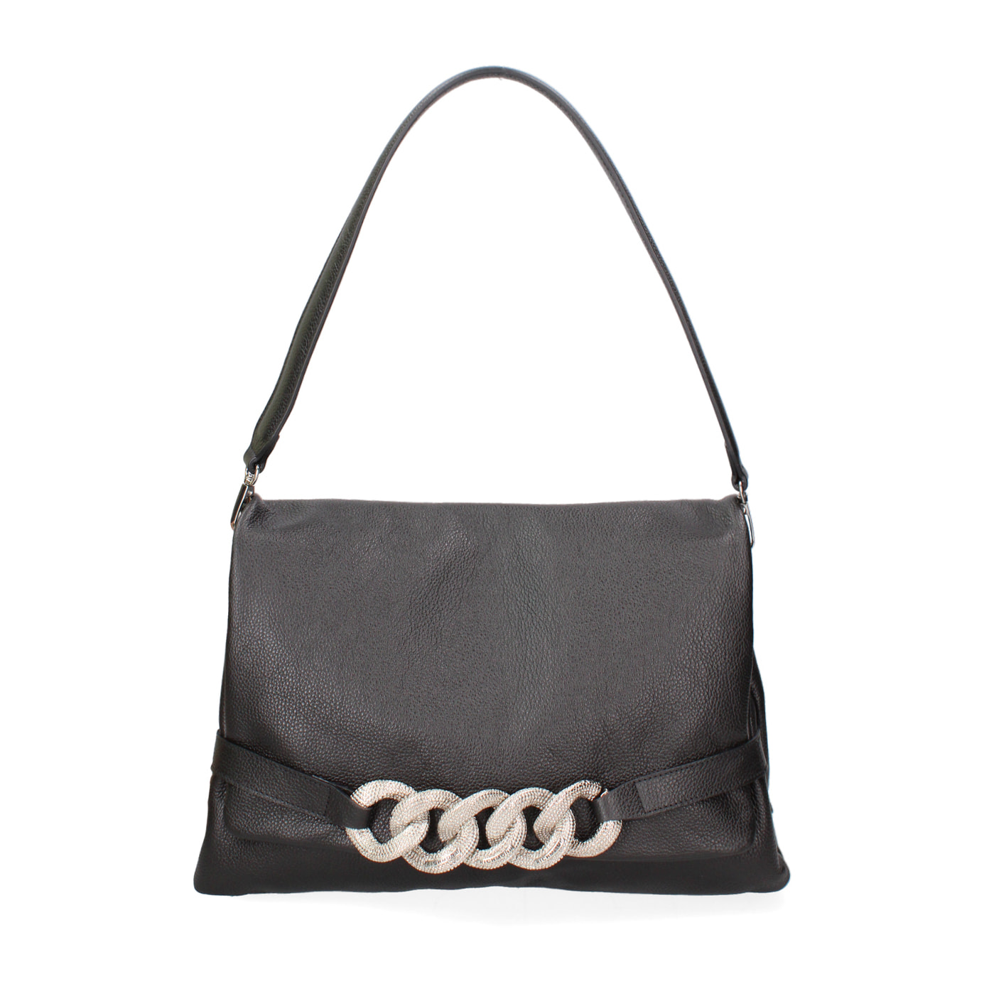 Borsa a spalla da donna In Vera pelle Made in Italy 31x22x11 cm