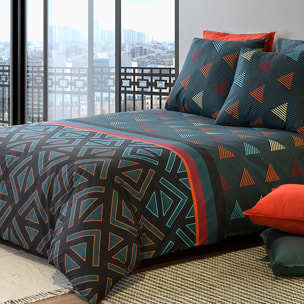 Parure Housse De Couette 3pcs 100% coton 57fils Holi