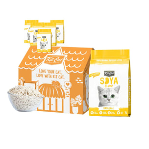 Pack 6 Kit Cat Arena Eco Nova - Original 7 L Arena para gatos
