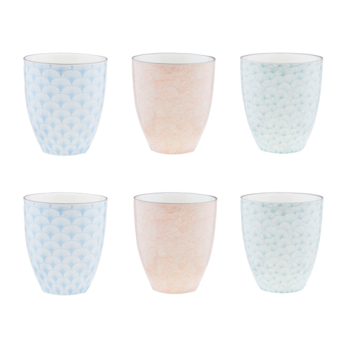 Mug PATTERN 30cl - 6 pièces - Pastel