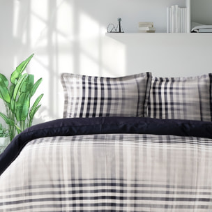 Housse de couette + taie(s) oreiller satin de coton "Gloven"