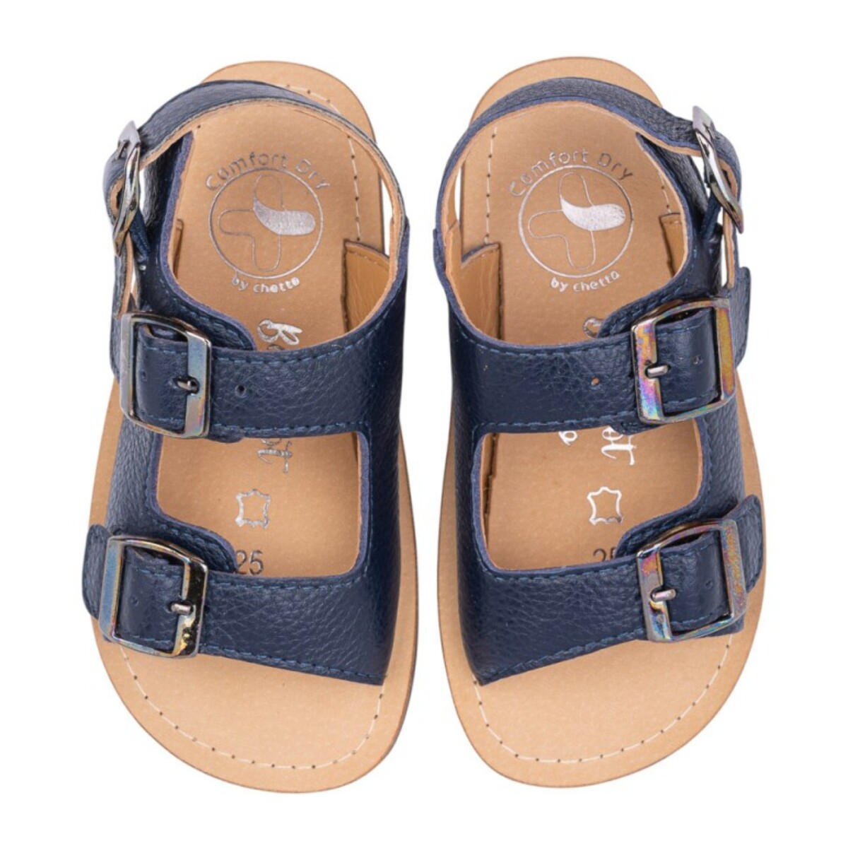 SANDALIA BAREFOOT PIEL CHETTO TIPO BIO AZUL