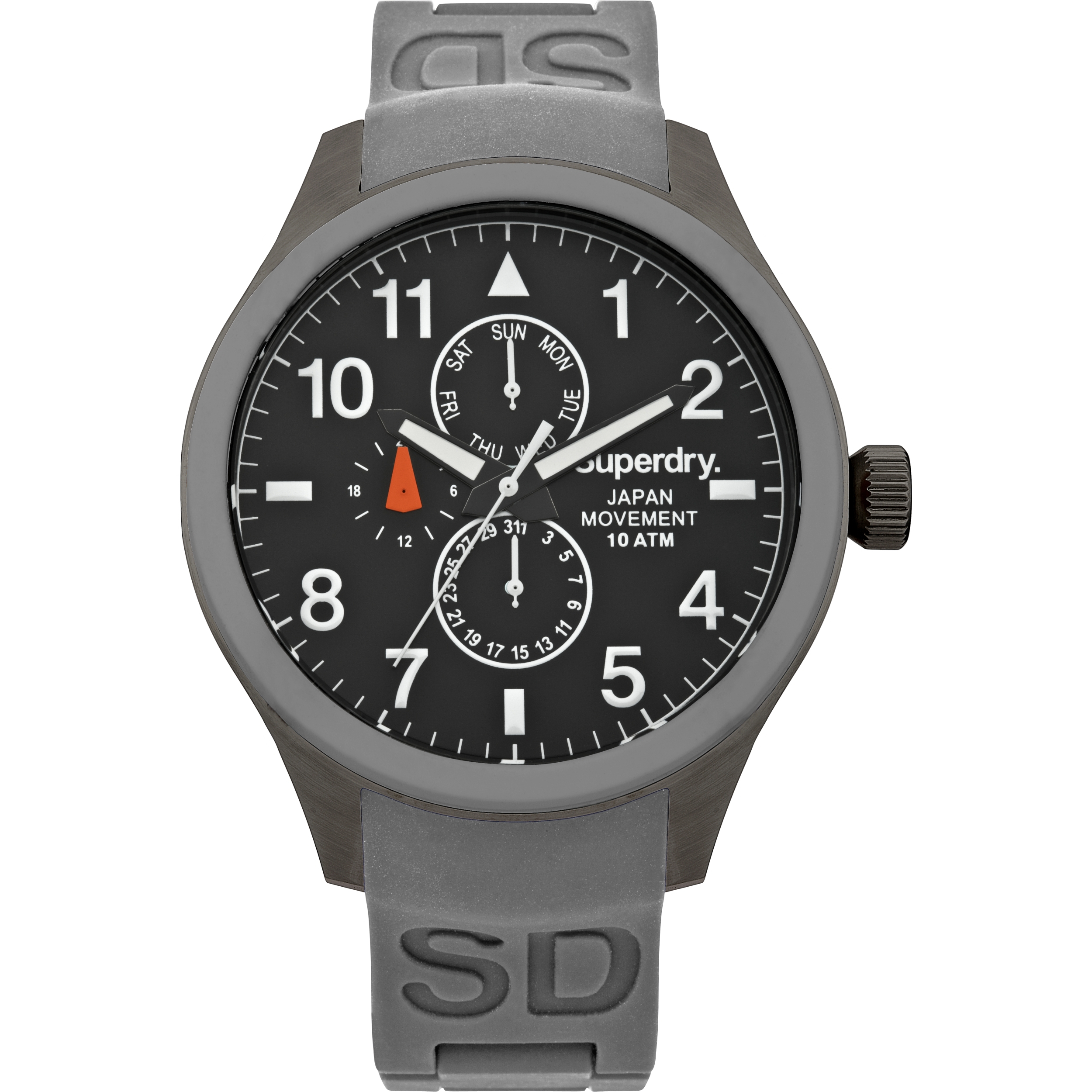 Reloj Superdry SYG110E Hombre Analogico Cuarzo con Correa de Silicona