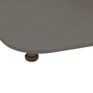 Table de jardin 2 places Alegoria 70x70cm café