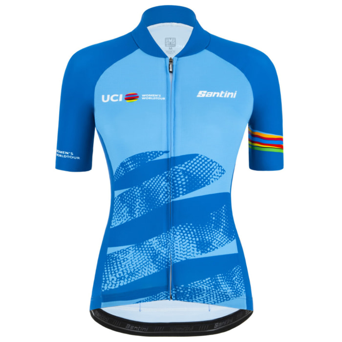 Uci Wwt - Maillot Mujer - Bleu Ciel - Femme