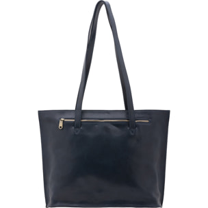 Borsa a spalla  da donna In Vera pelle Made in Italy 31x43x10 cm