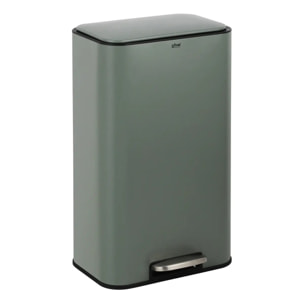 Poubelle rectangulaire à pédale Delta 30L vert