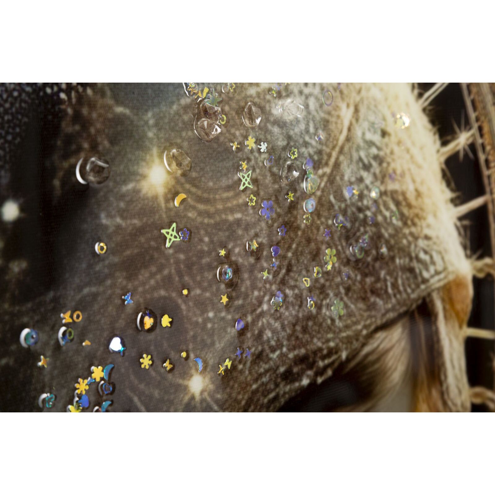 STAMPA DECORATA SU TELA LACCATA C/CORNICE MATERNITY -C- CM 60X3,5
X90