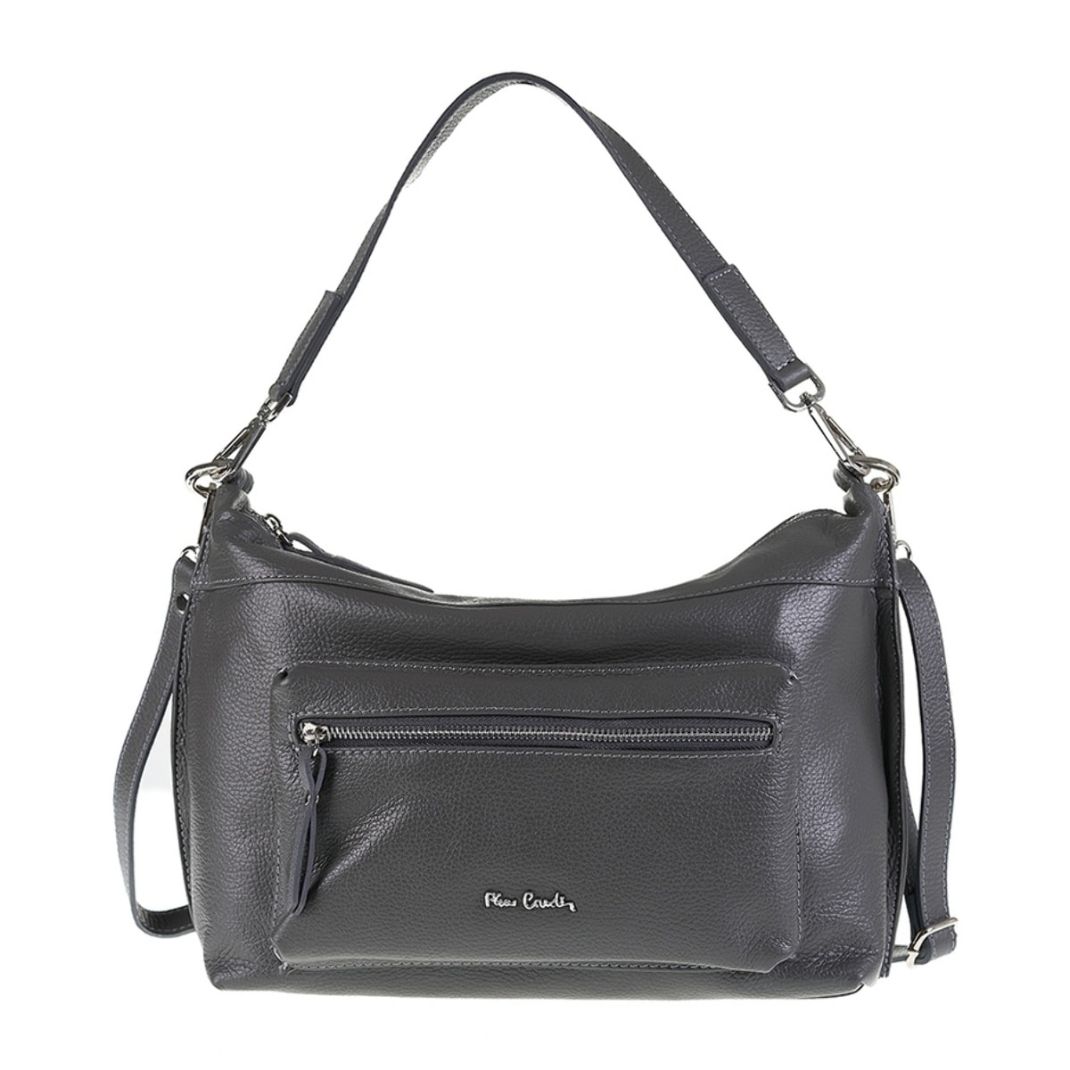 Borsa a spalla da donna Made in Italy - Modello Seraphina - 100% pelle - 35.0 x 23.0 x 20.0 cm