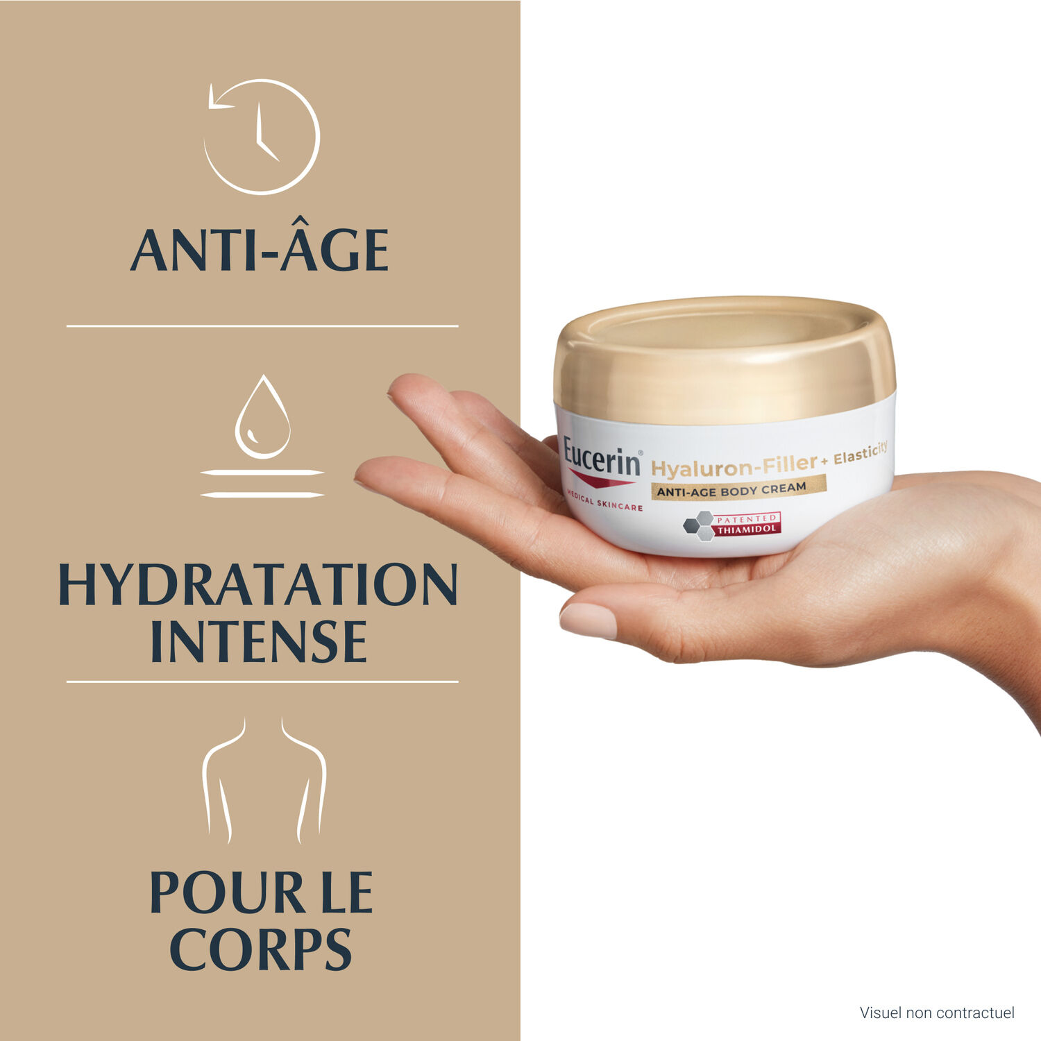 HYALURON-FILLER + ELASTICITY - Crème Corps Anti-Age et Anti-Taches 200 ml