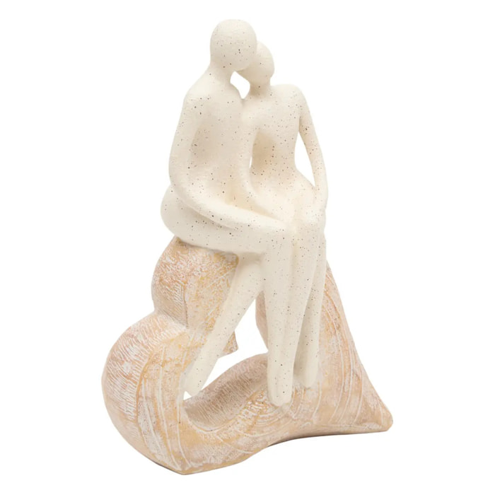 Statue Deniz H.25cm beige