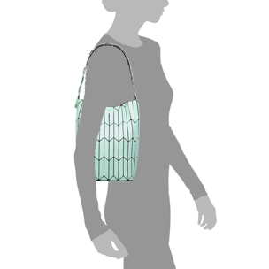 Arroscia bolso de hombro diseño geométrico.