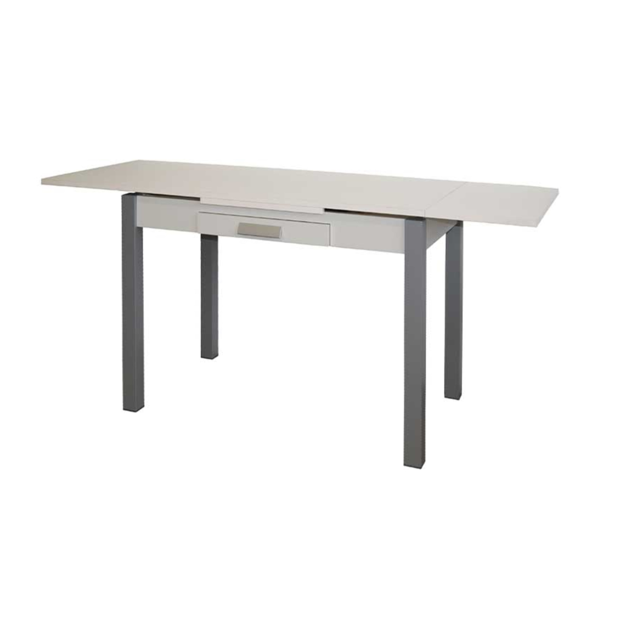 Mesa extensible con cajón