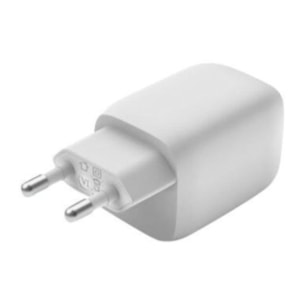 Chargeur secteur BELKIN USB C x2 65W GaN PPS Blanc