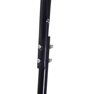 Rouleau à gazon jardin en acier avec poignée dim. 50L x 32l x 108H cm lestage max. 30 L noir