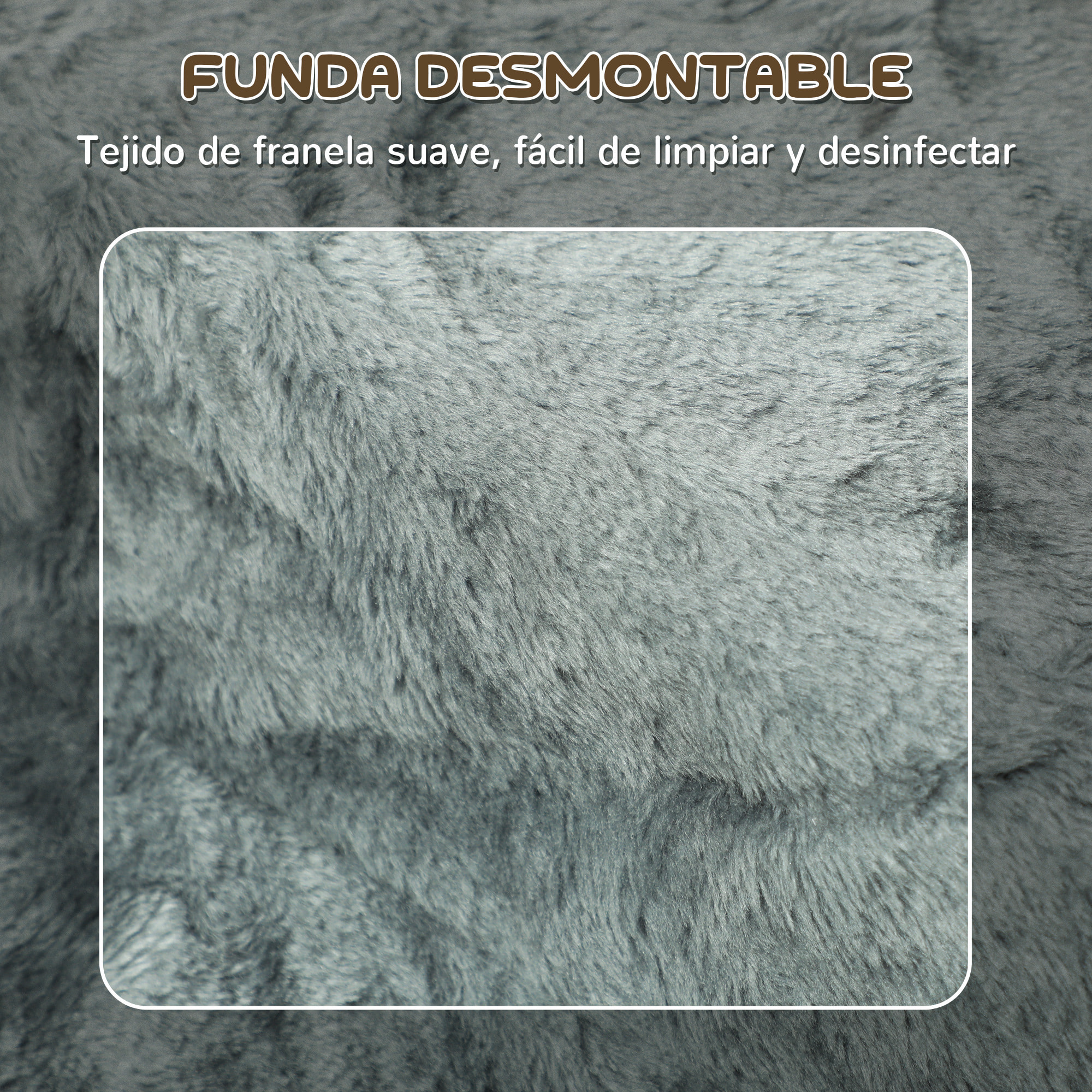 Escalera para Perros de 3 Peldaños con Funda Extraíble y Lavable Escalera para Mascotas Mayores Perros Pequeños Gatos para Cama Sofá 46x35x35 cm Gris Claro